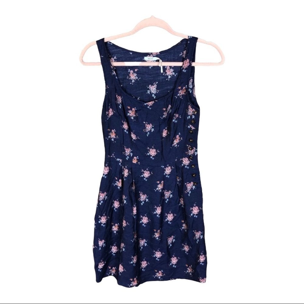 Kimchi blue floral tunic dress women’s XS